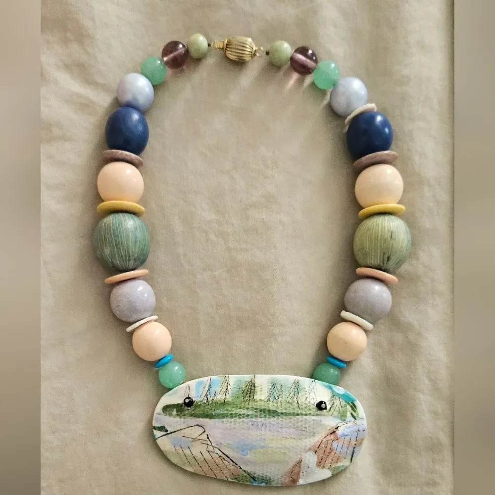 Artisan Pottery Necklace